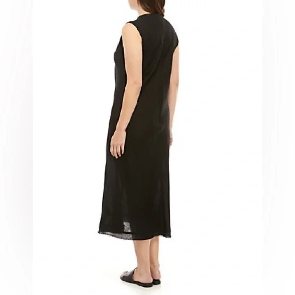Eileen Fisher Classic Black Dress - Picture 1 of 11